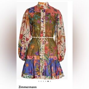 Zimmermann Floral Print Dress - Multicolor